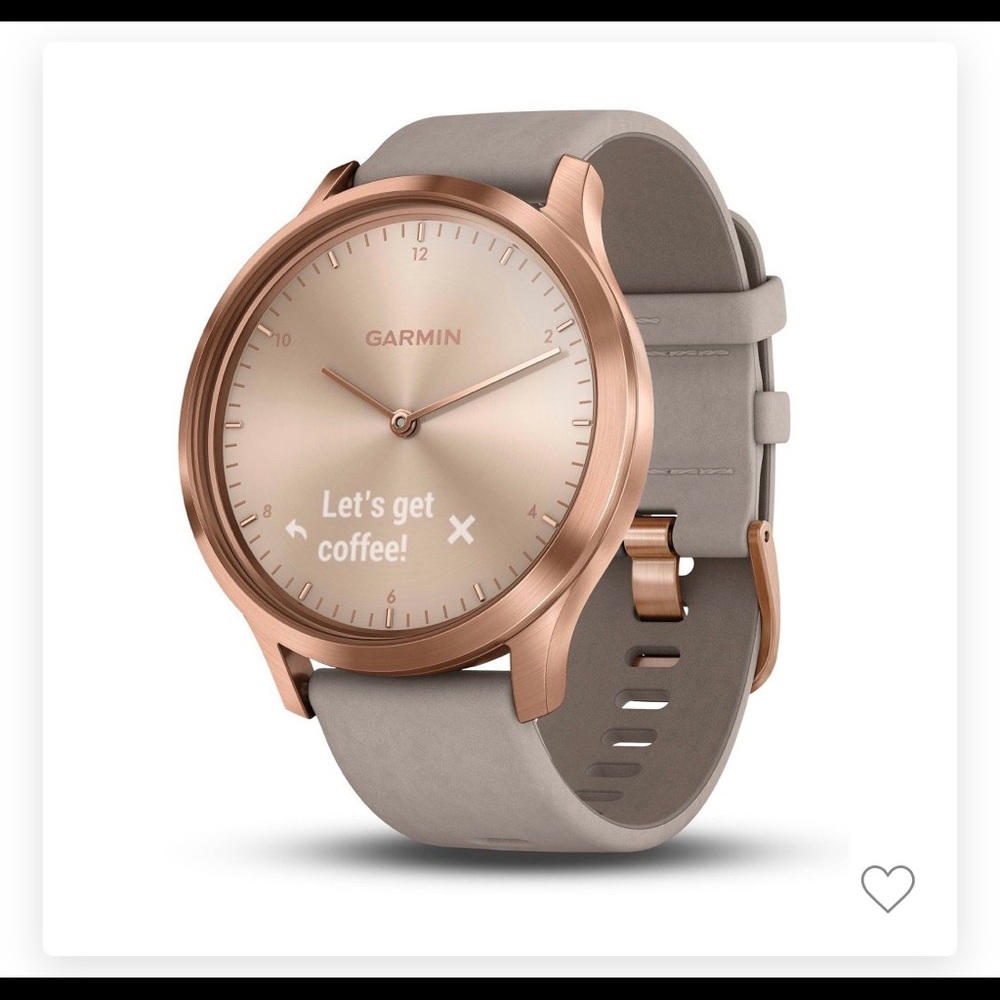 NIB Garmin Vivomove HR Smartwatch - Rose Gold/Grey